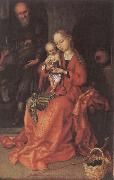 Martin Schongauer The Holy Family painting